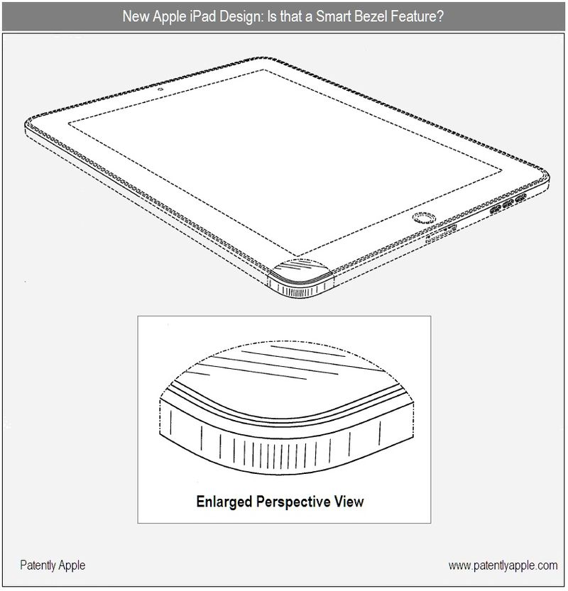 Illustration for article titled New iPad Design Could Bring a Landscape Dock Port And Smart Bezel Feature